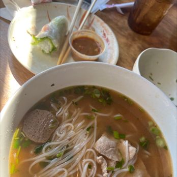 Son Nam Restaurant - Combination pho w/ spring shrimp/pork - Vietnamese Near Me - Houston, Texas