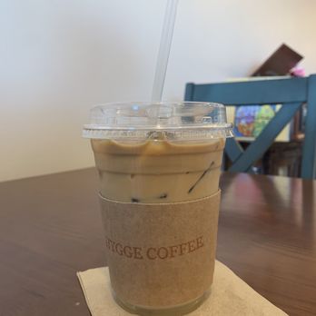 Hygge Coffee - Iced Toffee Nut Latte - Coffee & Tea Near Me - La Mirada, California