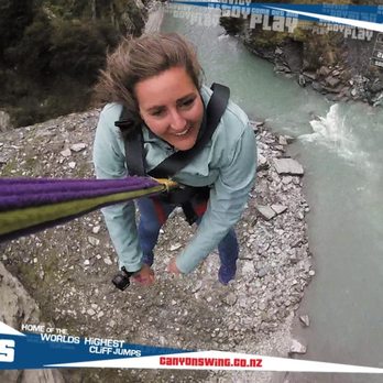 Shotover Canyon Swing - "I'm alive!" - Bungee Jumping Near Me - Queenstown, OTA