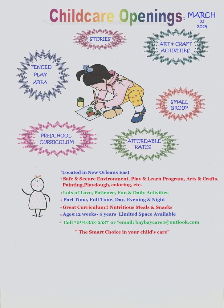 Baybays ABC 123 Preschool Child Care Home - childcare center in New Orleans, LA