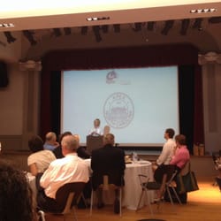 The Halle Cultural Arts Center - Joanna Helms speaking at apex chamber event.