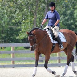 Horse Sense - Me on Velvet, my OTTB