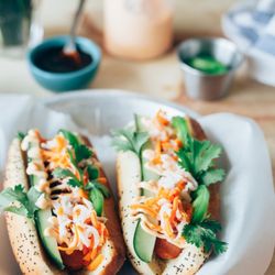 Fiesta On Eighteenth - Bánh mì hot dogs are the most delightful lunch...