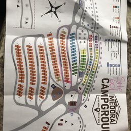 Campsite map Campsite map
