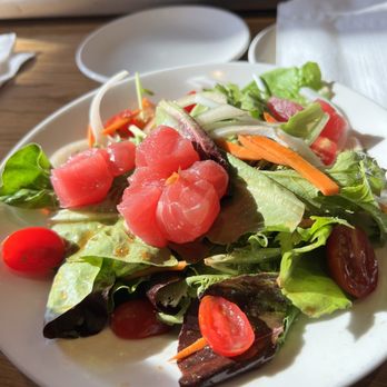Ok Yaki - Wafuu salad with sashimi - Teppanyaki Near Me - Atlanta, Georgia
