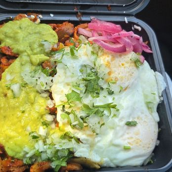 Don Chilaquiles - Chilaquiles dovorciados with my toppings - Tacos Near Me - Los Angeles, California