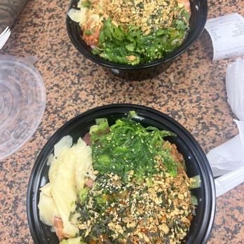 Poke Hana - 3 protein-tuna, spicy tuna, and salmon - Poke Near Me - Northridge, California