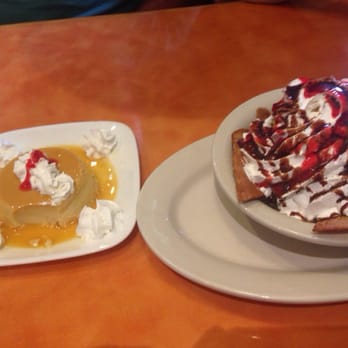 Fiesta  Acapulco - Flan and deep fried ice cream - Mexican Near Me - Newburgh, Indiana