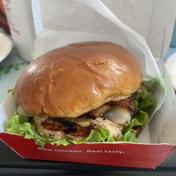 Chick-fil-A - The new brioche bun with grilled chicken and bacon - Fast Food Near Me - Redlands, California