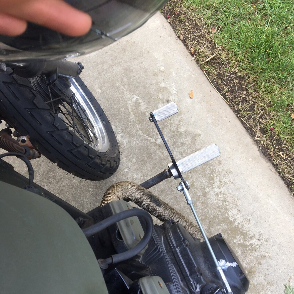 ATR Welding - Rear brake pedal re-welded back on by Lee after I snapped it leaning it down too low. - Metal Fabricators Near Me - Hayward, California ATR Welding - Rear brake pedal re-welded back on by Lee after I snapped it leaning it down too low. - Metal Fabricators Near Me - Hayward, California