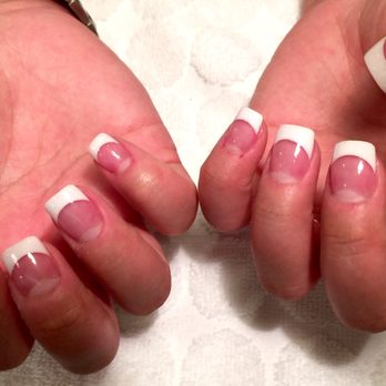 Divine Nails & Spa - Pink & Glittery White by Tiffany - Nail Salons Near Me - Pittsburgh, Pennsylvania Divine Nails & Spa - Pink & Glittery White by Tiffany - Nail Salons Near Me - Pittsburgh, Pennsylvania
