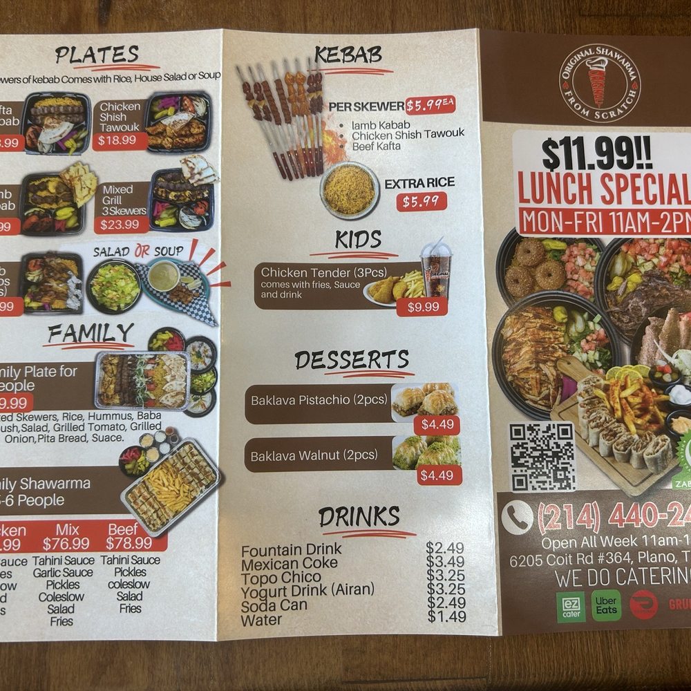 Menu Menu