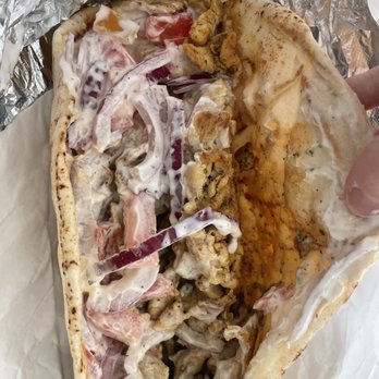 Fire Up Halal Grill - Chicken Shawarma Wrap - Halal Near Me - Tampa, Florida