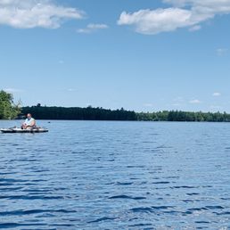 Dolby pond near campgrounds