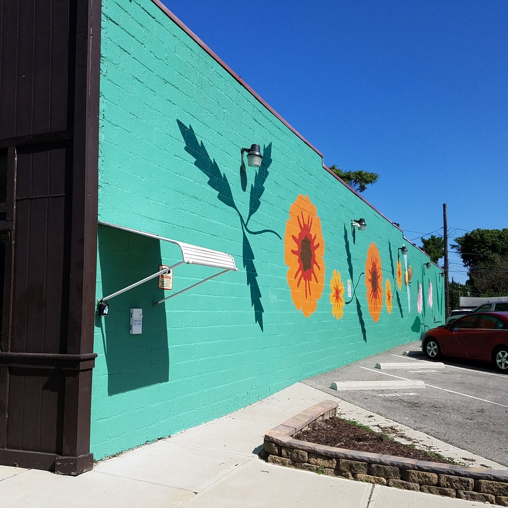 Seven Flowers mural - Seven Flowers by Tosca Carranza 2019 - Public Art Near Me - Indianapolis, Indiana Seven Flowers mural - Seven Flowers by Tosca Carranza 2019 - Public Art Near Me - Indianapolis, Indiana