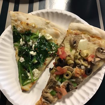 The Slice - two slices of pizza on a paper plate - Pizza Near Me - Evansville, Indiana The Slice - two slices of pizza on a paper plate - Pizza Near Me - Evansville, Indiana