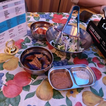 The Cast Iron Pot 3 - table starters - Korean Near Me - Flushing, New York The Cast Iron Pot 3 - table starters - Korean Near Me - Flushing, New York