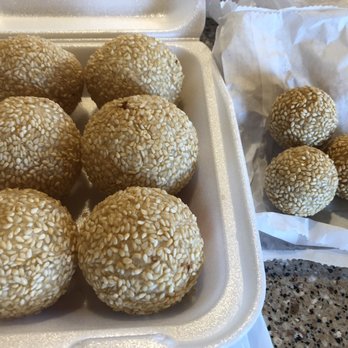 Dim Sum Cafe - Their sesame balls on the left and the ones on the left were a $1 more at another restaurant. - Dim Sum Near Me - Mesa, Arizona