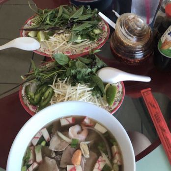 Hey Hey Ice Cream - Pho combo on the bottom with seafood, and regular beef pho on top. - Bubble Tea Near Me - Yuba City, California Hey Hey Ice Cream - Pho combo on the bottom with seafood, and regular beef pho on top. - Bubble Tea Near Me - Yuba City, California