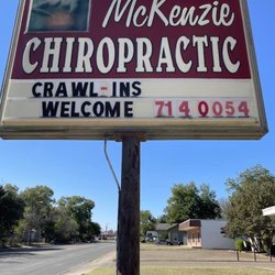 McKenzie Chiropractic Center - 3701 Bosque Blvd sign