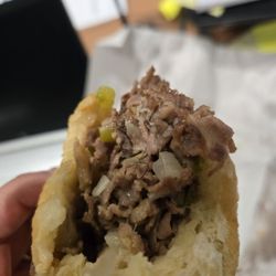 Philly Cheesesteak Factory - Hairy philly cheesesteak sandwich :(