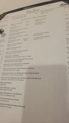 Menu photo 5 Seabra Marisqueira Newark, NJ