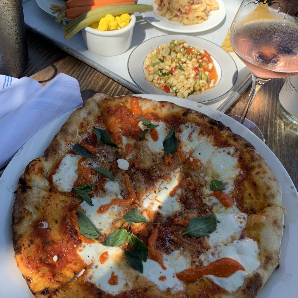 Folktale Winery - Fried chicken&margherita pizza - Wineries Near Me - Carmel, California Folktale Winery - Fried chicken&margherita pizza - Wineries Near Me - Carmel, California