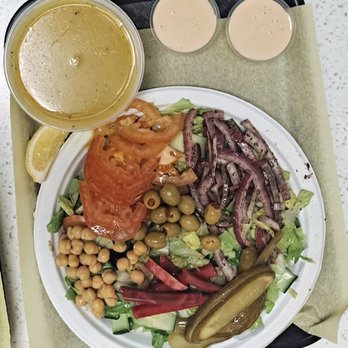 Casa De Falafel - Middle Eastern Cuisine - The infamous "Eastern Salad". Try it, you will like it! - Vegan Near Me - Glendale, Arizona