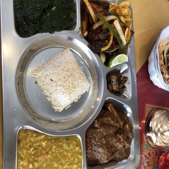Everest Cuisine - Goat with Bone Thali - Indian Near Me - Placentia, California