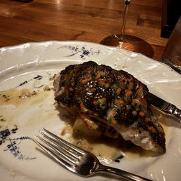 Sea Bass And Crispy Martini