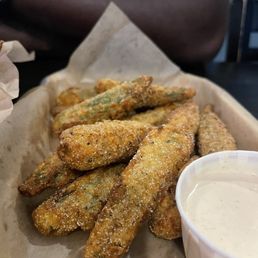 Fried okra Fried okra