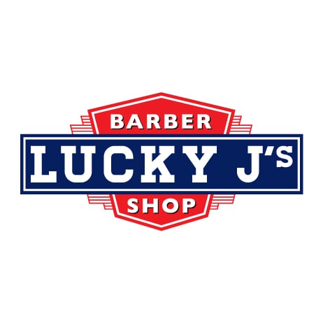 Lucky J's Barbershop Logo