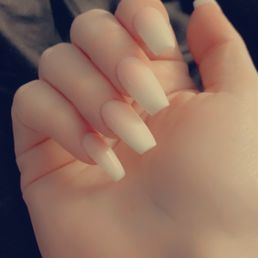 Pink and white ombré Pink and white ombré