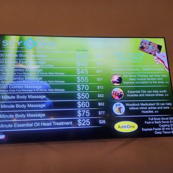 Sky Spa - Prices - Massage Near Me - Chino, California Sky Spa - Prices - Massage Near Me - Chino, California