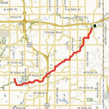 Tomahawk Creek Trail - The full trail map. - Parks Near Me - Leawood, Kansas Tomahawk Creek Trail - The full trail map. - Parks Near Me - Leawood, Kansas