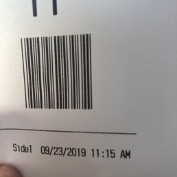 a barcode with a cross on it a barcode with a cross on it