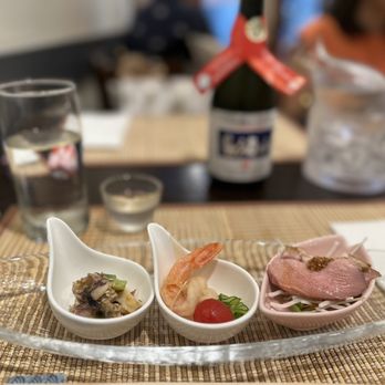 Hana Izumi - Appetizer trio - Japanese Near Me - Millbrae, California