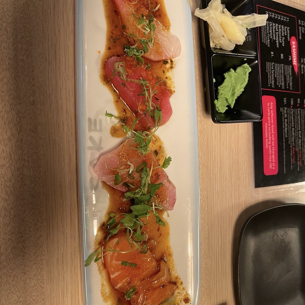 Sake - Rainbow Fin Sashimi - Japanese Near Me - Chico, California Sake - Rainbow Fin Sashimi - Japanese Near Me - Chico, California
