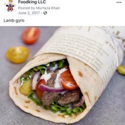 Yummy lamb gyro