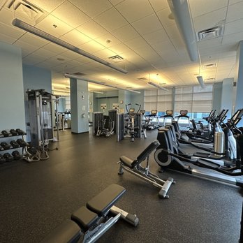 Raleigh Marriott City Center - Hotel gym--clean and all equipment working - Hotels Near Me - Raleigh, North Carolina