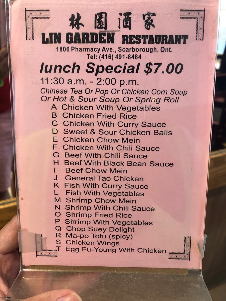 Lin Garden Chinese Restaurant Fasci Garden