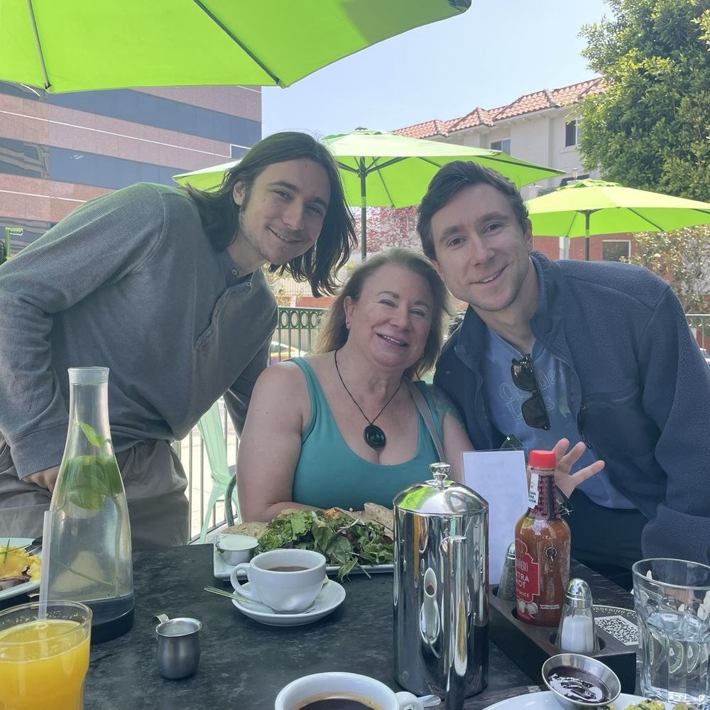 Brunching with my boys