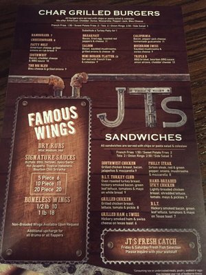 Menu photo 7 JT's Corner Tap & Eatery Carol Stream, IL