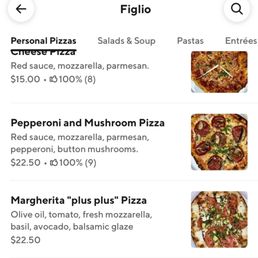 Margherita "plus plus" Pizza as advertised