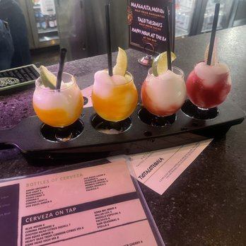 Tio Taco + Tequila Bar - Frozen Margarita flight - Mexican Near Me - Marlboro, New Jersey Tio Taco + Tequila Bar - Frozen Margarita flight - Mexican Near Me - Marlboro, New Jersey