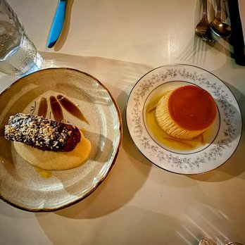 Chug's Diner - Diner at Nite Series - Banana Peanut Butter Twinkie and Goat Cheese Flan - Cuban Near Me - Miami, Florida