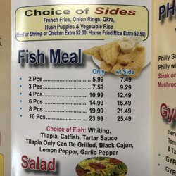 Wings and Seafood - Our fish meals