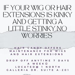 Hair Candy Presents - Wig Maintenance