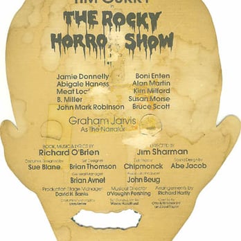The Old Globe - Original mask from the show at The Roxy Theatre in Hollywood, circa 1976. - Performing Arts Near Me - San Diego, California