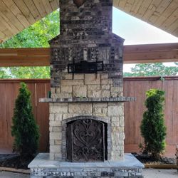 Martinez Masonry and Construction LLC - Beautiful fireplace done by Tony
